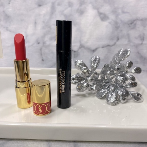 Yves Saint Laurent Beauty Mini Gift Set-Volupte Lipstick &Volume Mascara-2pc-NEW - Picture 2 of 10